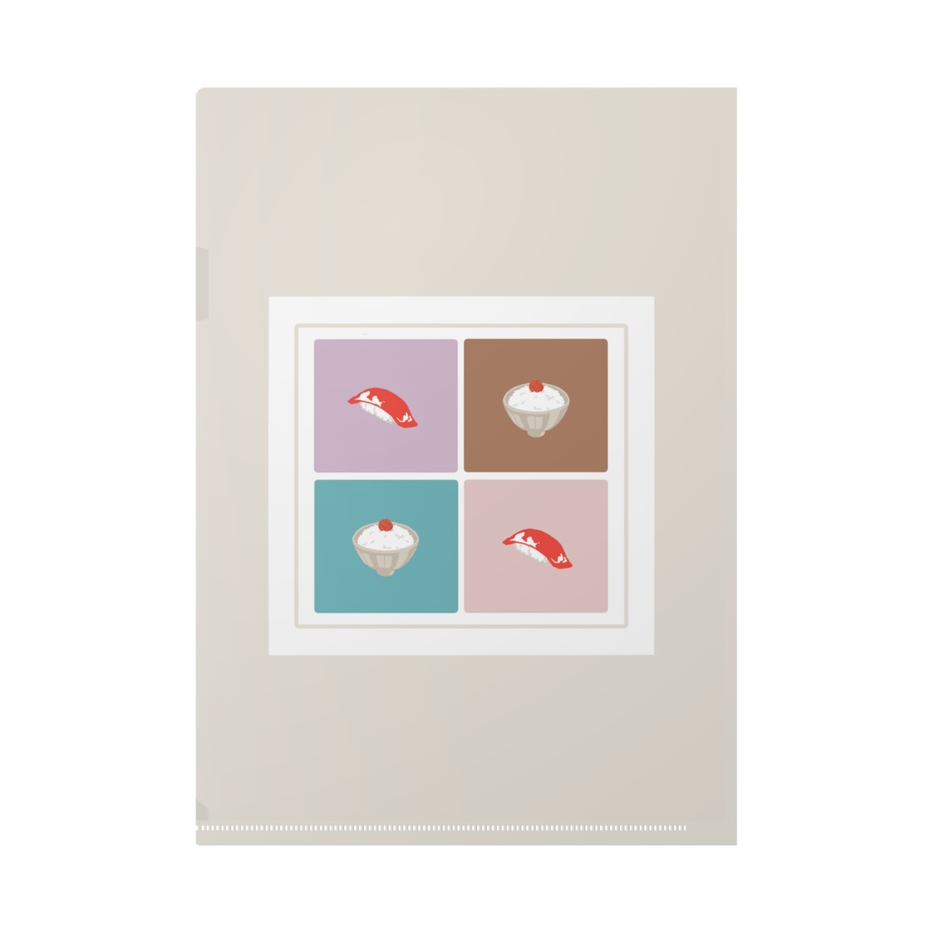 想い出モリモリ②クリアファイル(A4)