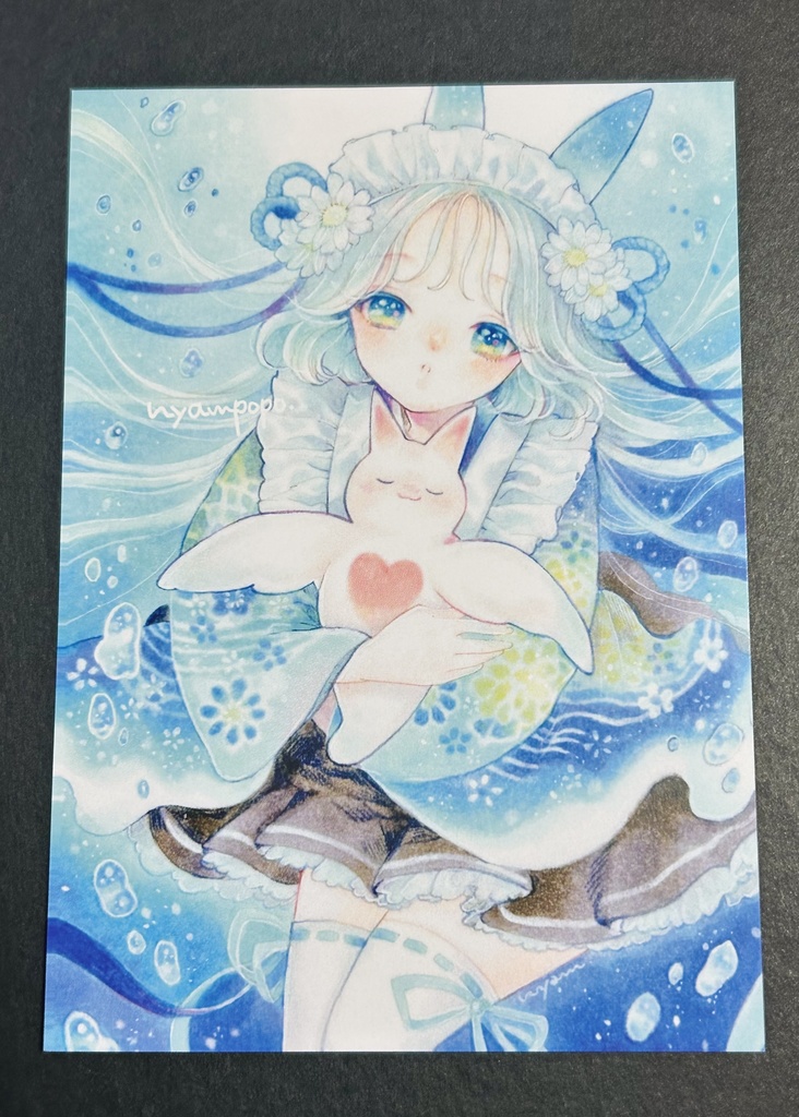 イラストカード①深海喫茶_くりおねちゃん