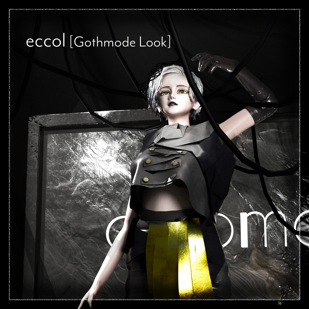 eccol [Gothmode look] (エコール) 【オリジナル3Dアバター 3D衣装】