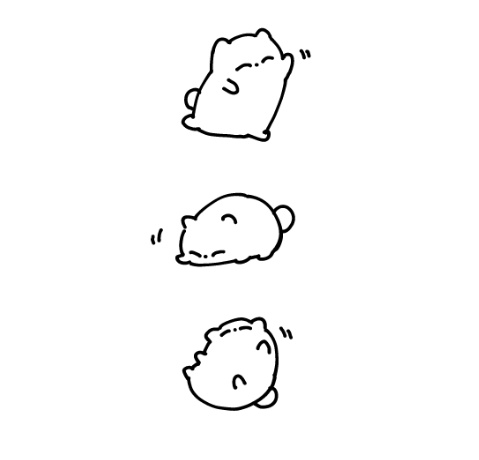 縦どうぶつTシャツ