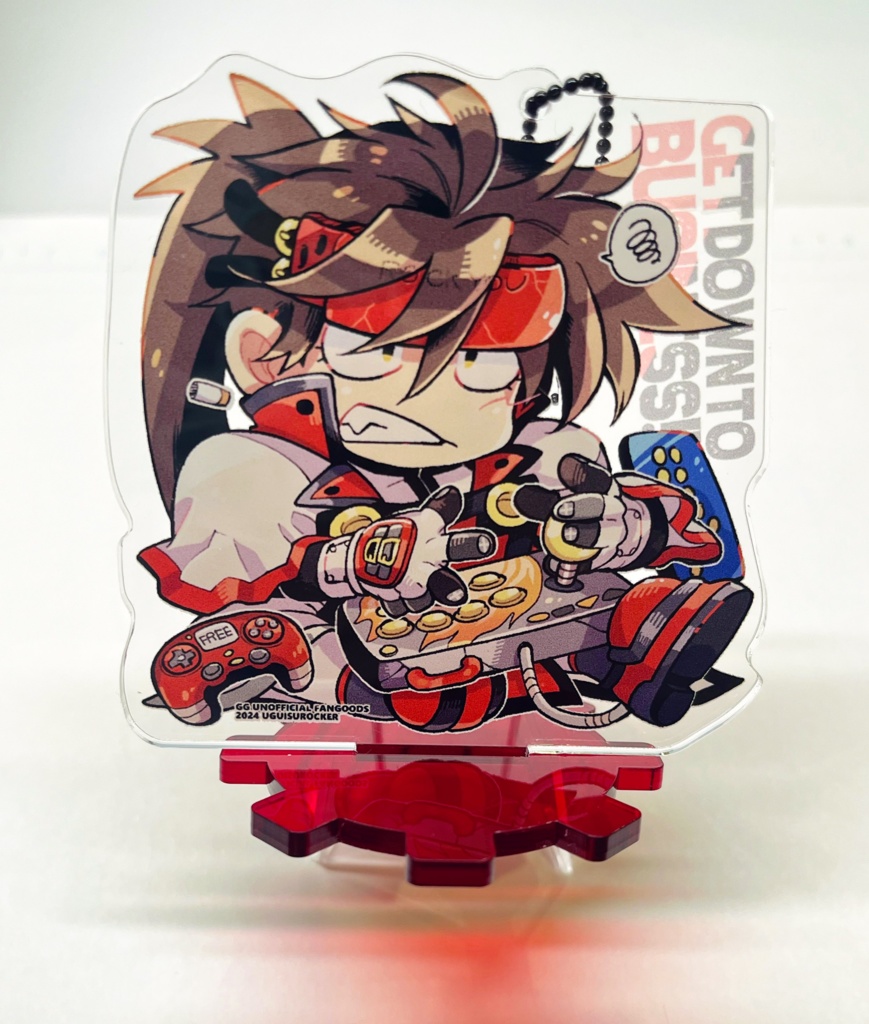 聖騎士団ソルアクリルスタンドキーホルダー 仕事より格ゲーver