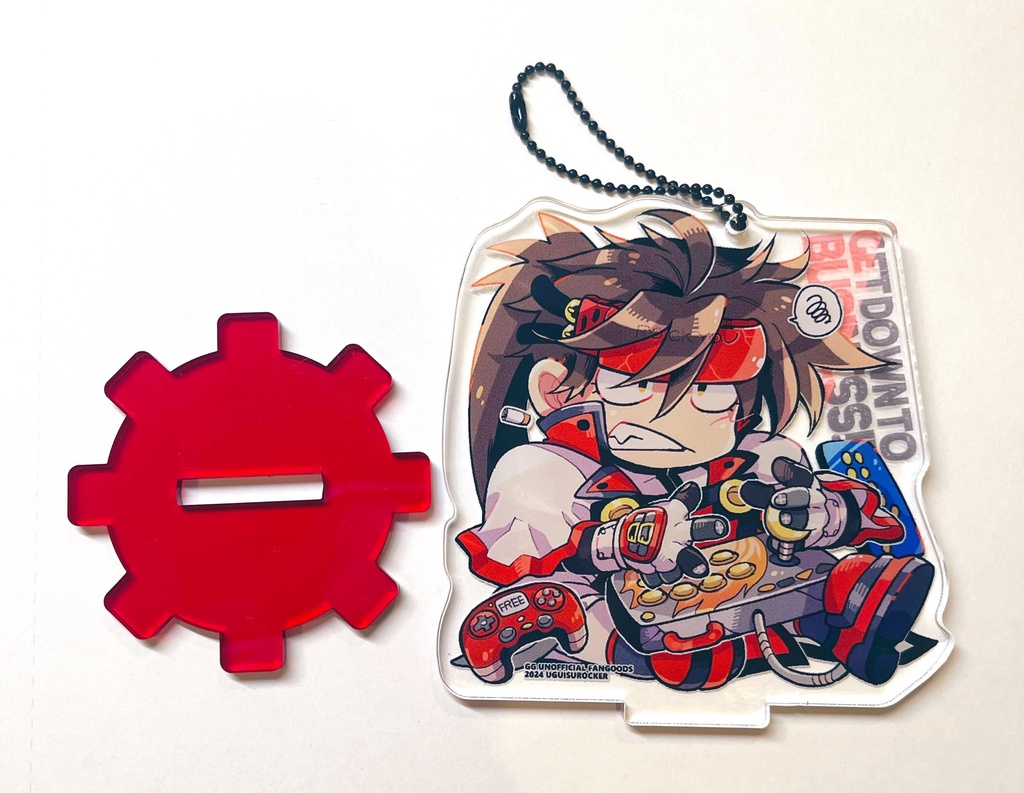 聖騎士団ソルアクリルスタンドキーホルダー 仕事より格ゲーver