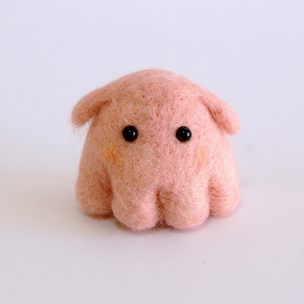 ふわふわメンダコ 【羊毛フェルト】