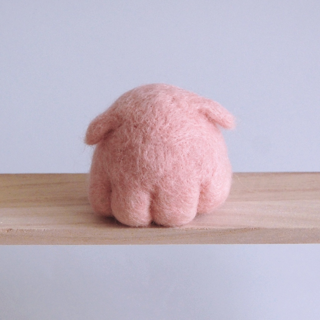 ふわふわメンダコ(やや大きめ)【羊毛フェルト】