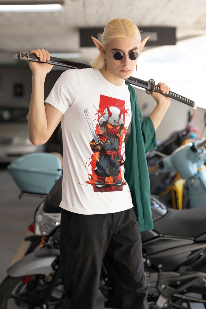 サムライウォリアー ホワイトTシャツ