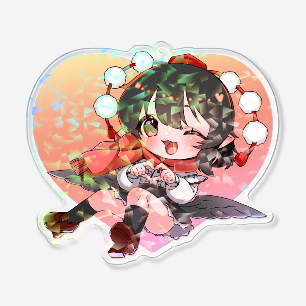 (同人グッズ)射命丸文 ハート