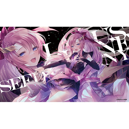 【ぱる家】【プレイマット】Lacus（黒ver）