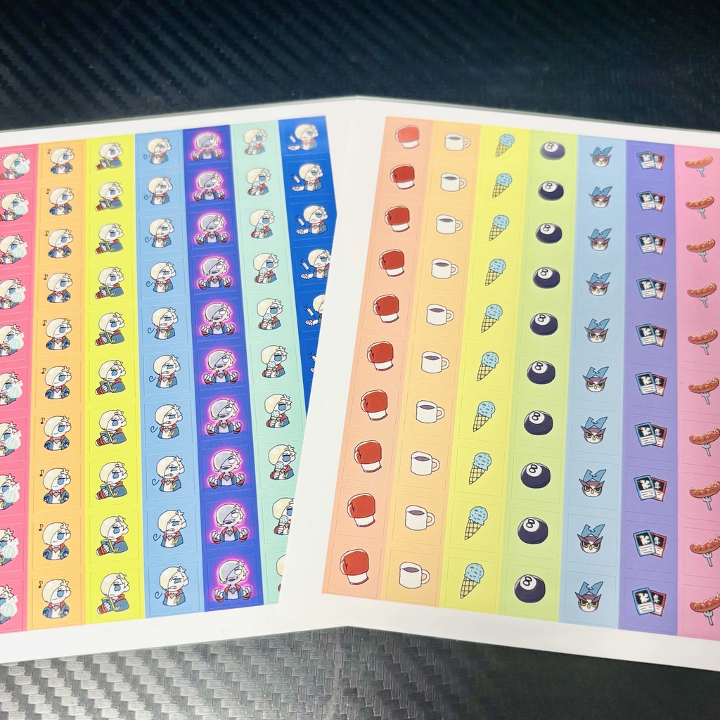 【スト6】手帳用ミニシール【エド】