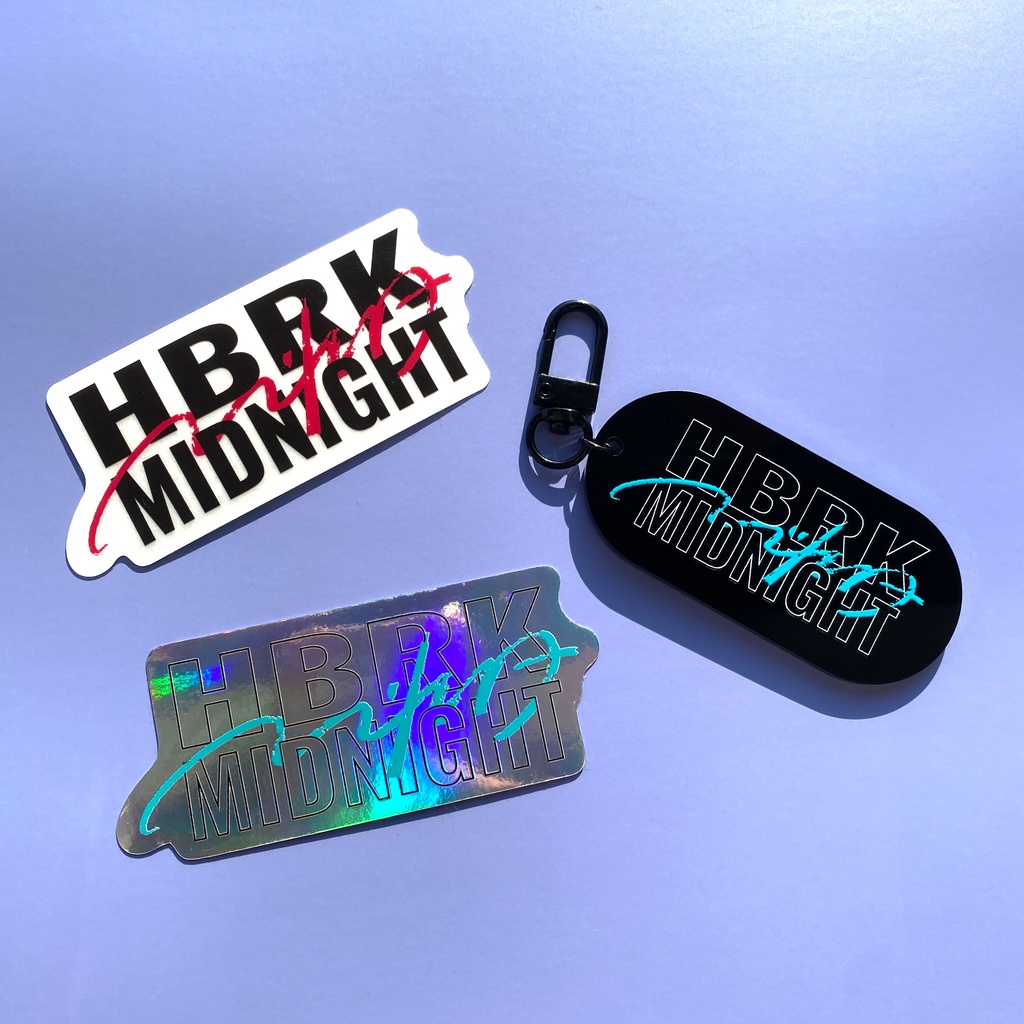 へべれけミッドナイト アクキー&ステッカー SET