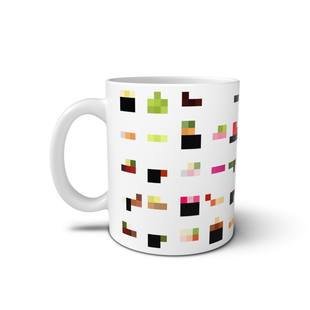 Pixel Sushi マグカップ