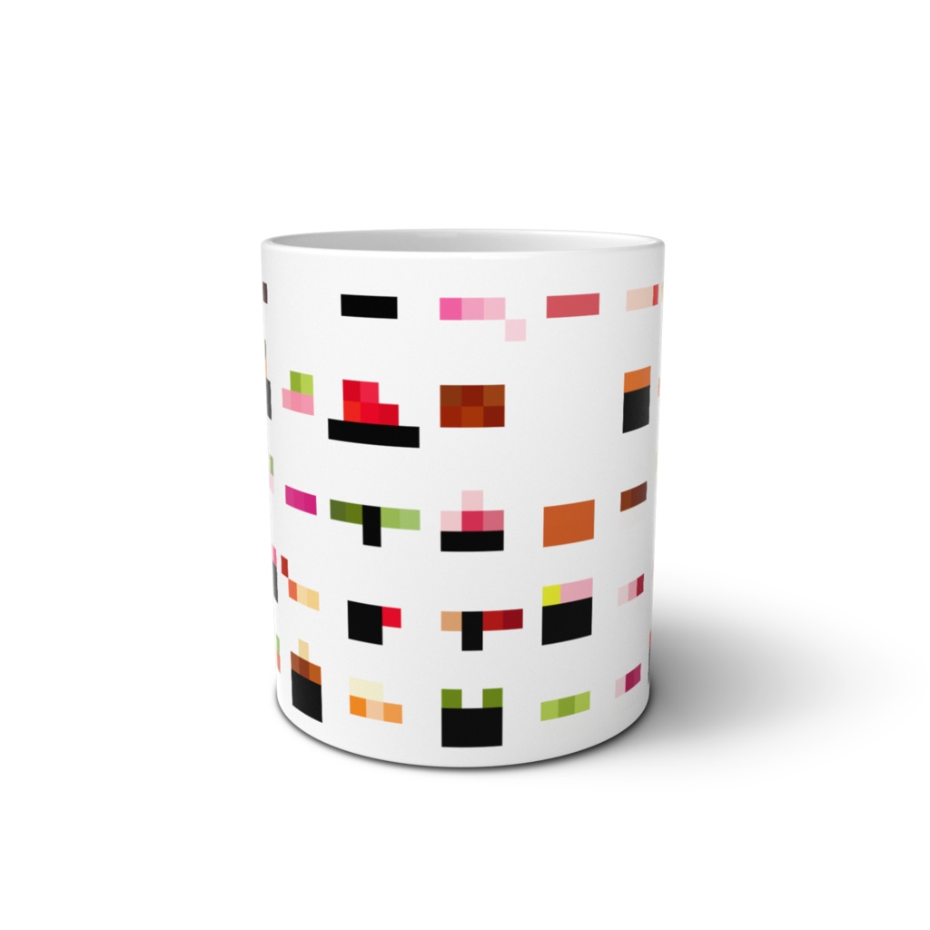 Pixel Sushi マグカップ