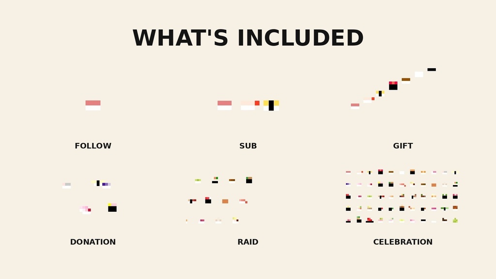 5×5 SUSHI — Stream Alerts Pack