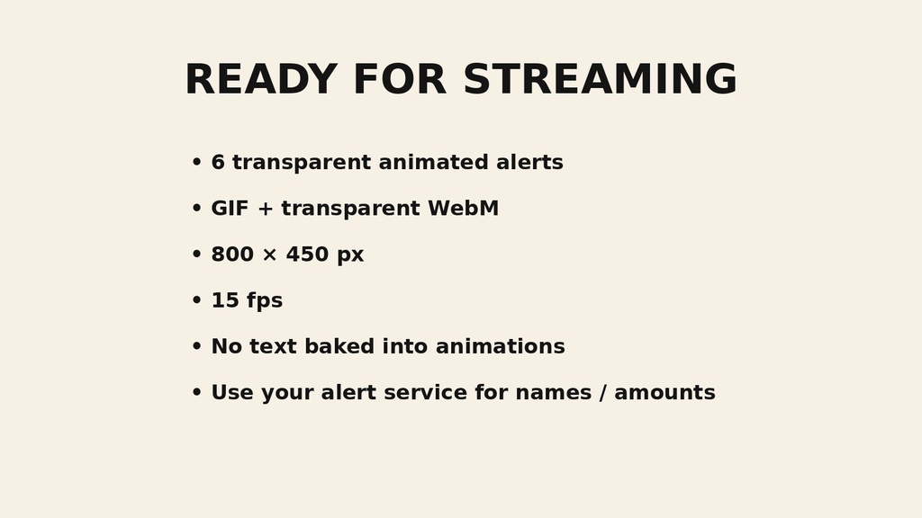 5×5 SUSHI — Stream Alerts Pack