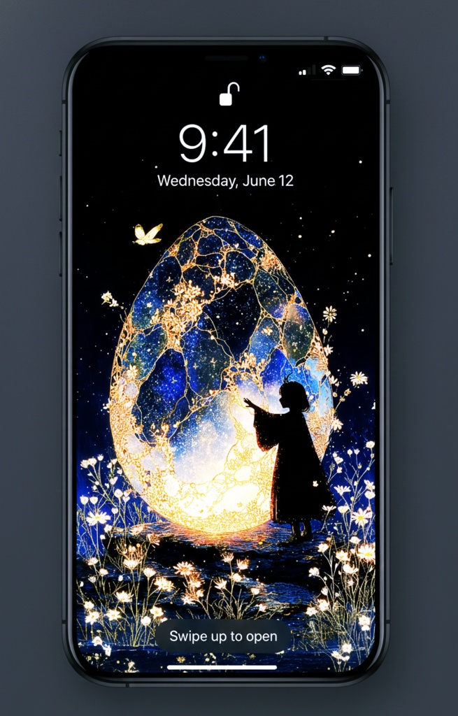 始まりの光(スマホ壁紙)