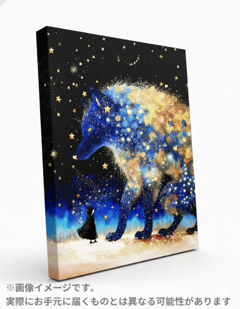 守るもの ― 星を宿す存在(キャンバスアート)