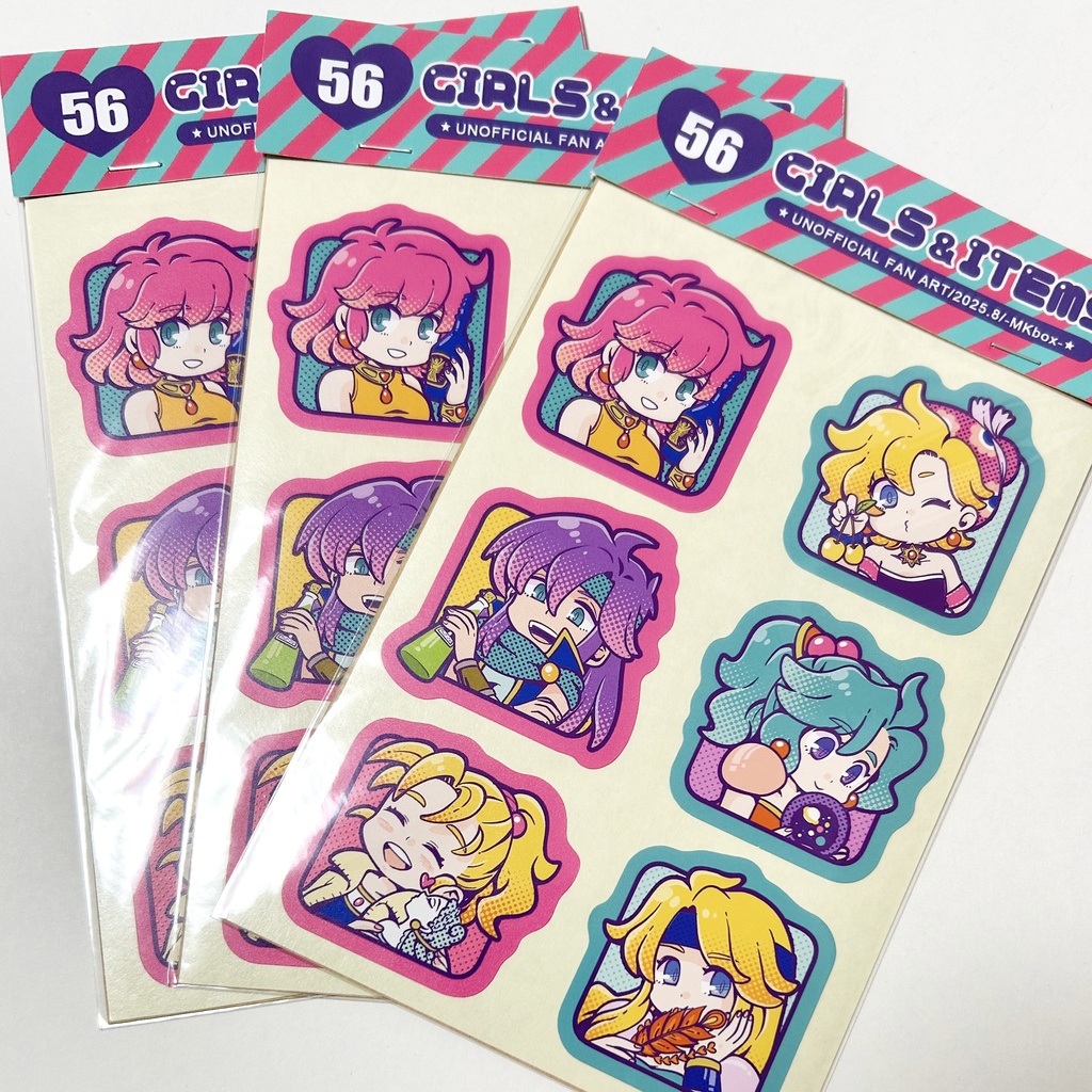 ハーフカットシール(FF5&FF6)