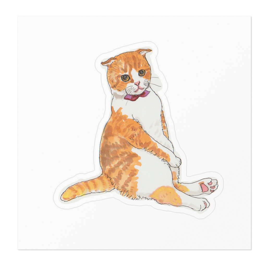 ドットちゃんステッカー