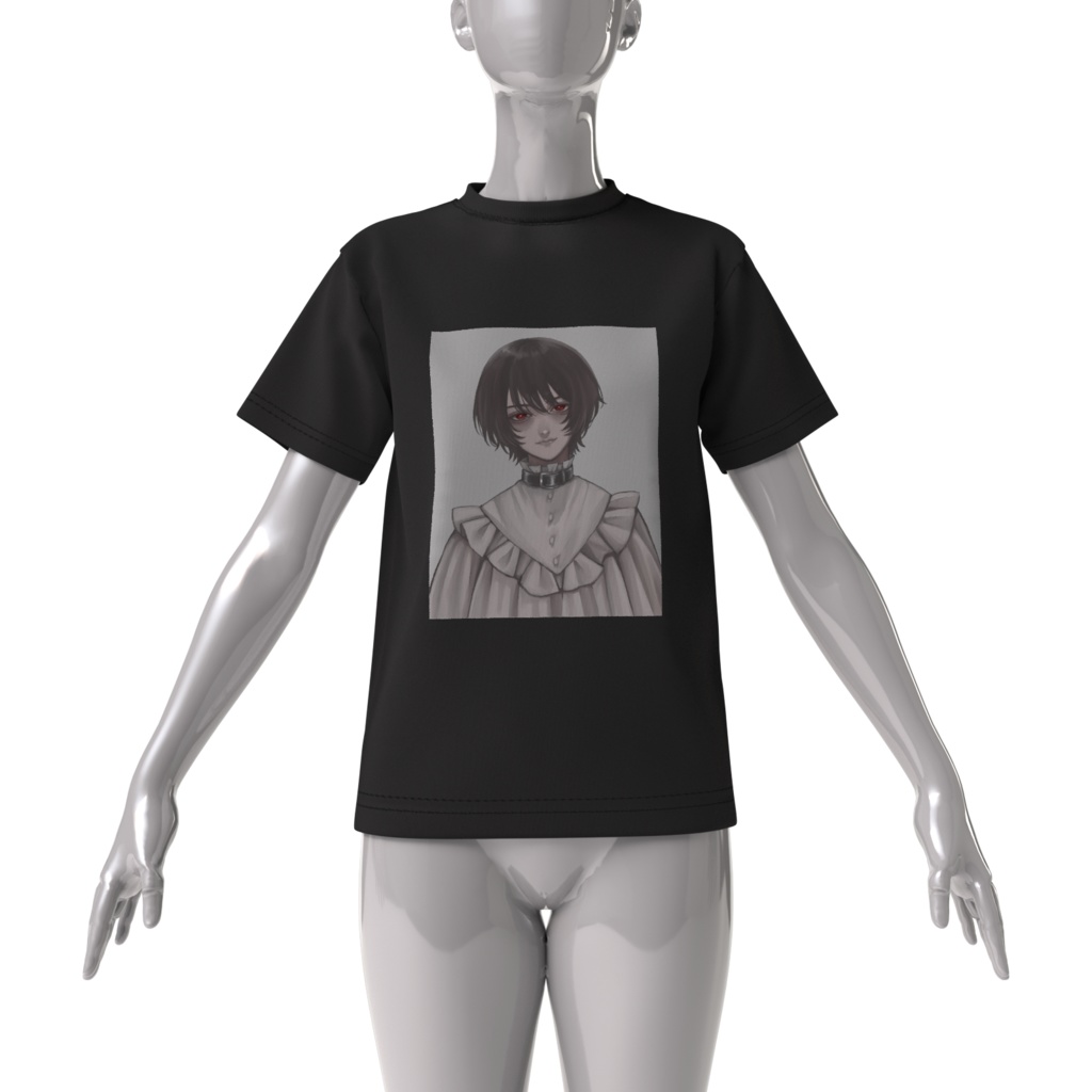 赤瞳の少年ビッグTシャツ