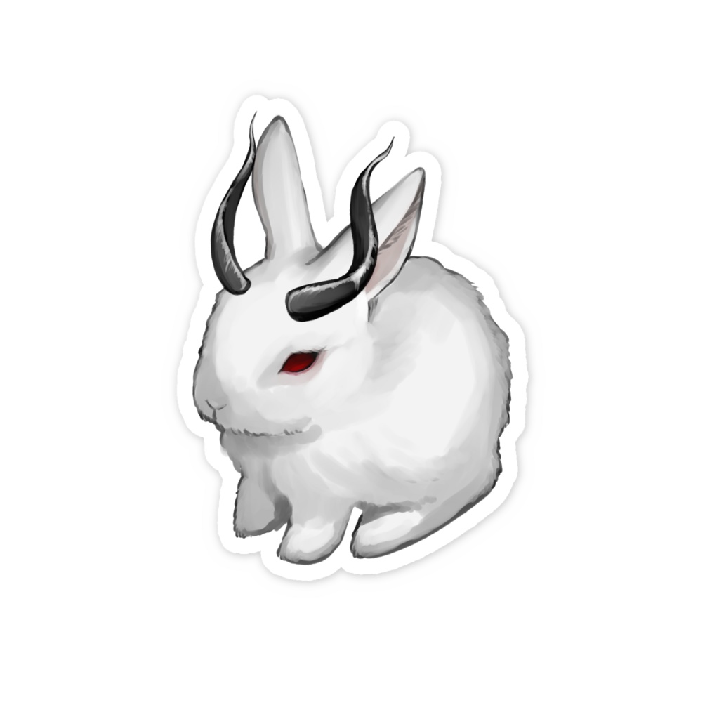 兎に角ちゃんステッカー