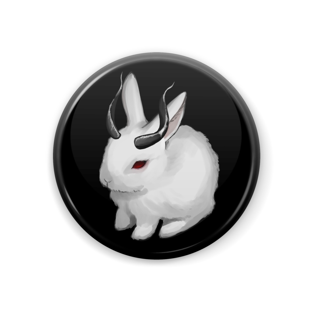 兎に角ちゃん缶バッジ