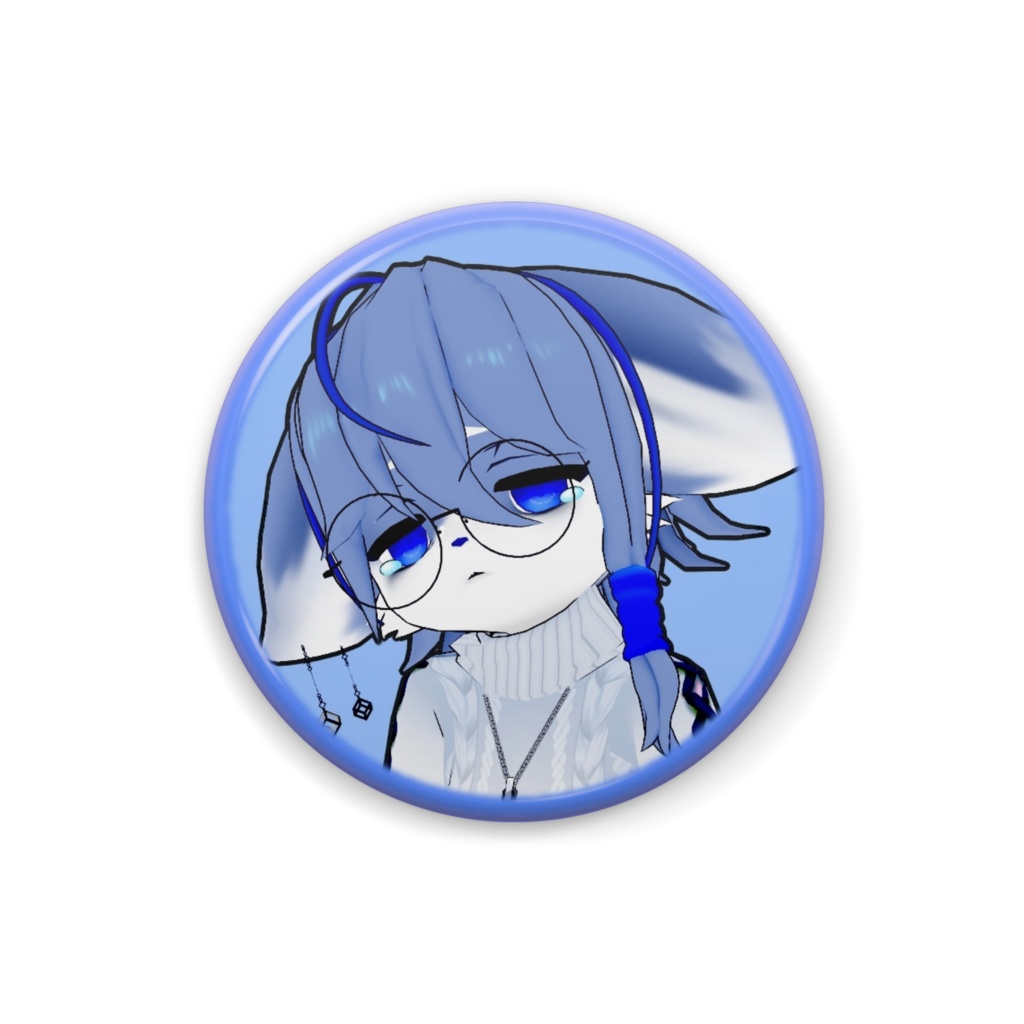 缶バッチ25㎜【泣き顔】