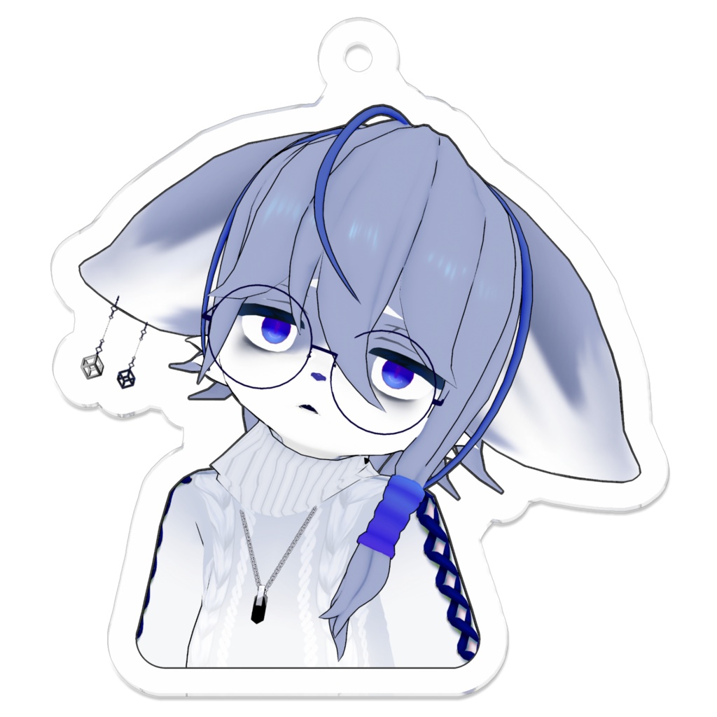 アクリルキーホルダー【怒り顔】