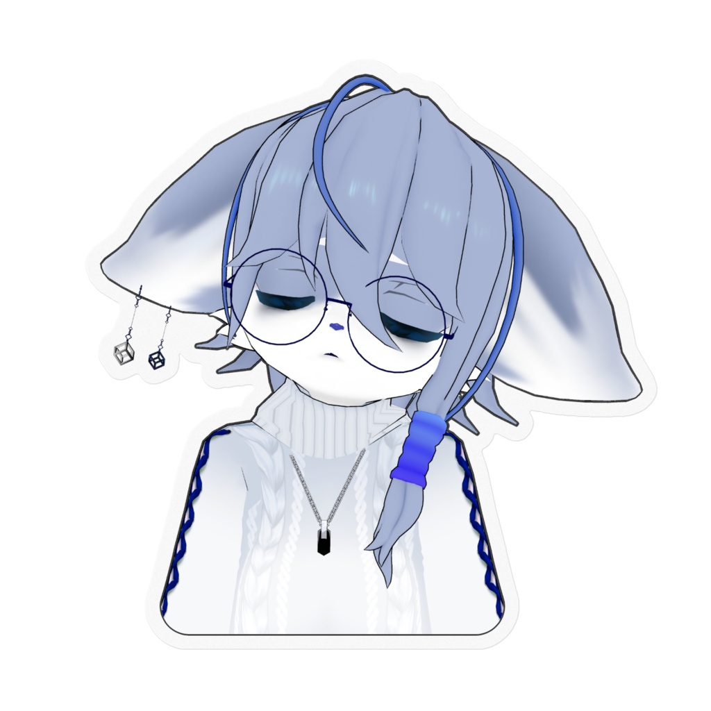 ステッカー【瞬き】