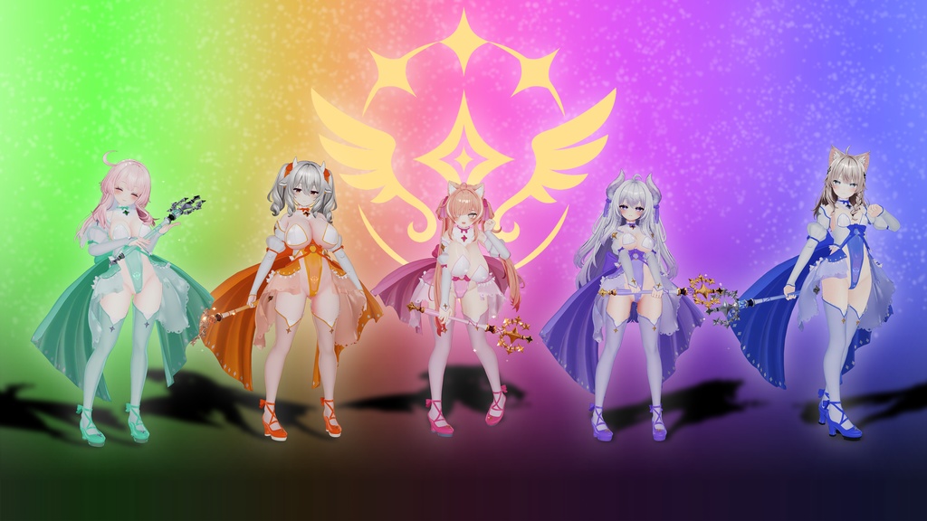 ✨️【5アバター対応】HolierMagical ホリアーマジカル【ギミック付き】✨️