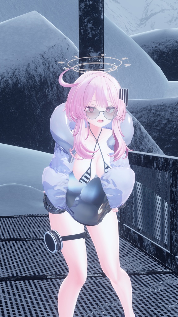 ❄【セール中】【6アバター対応】PretentiousBikini&Down【ギミック付き】❄