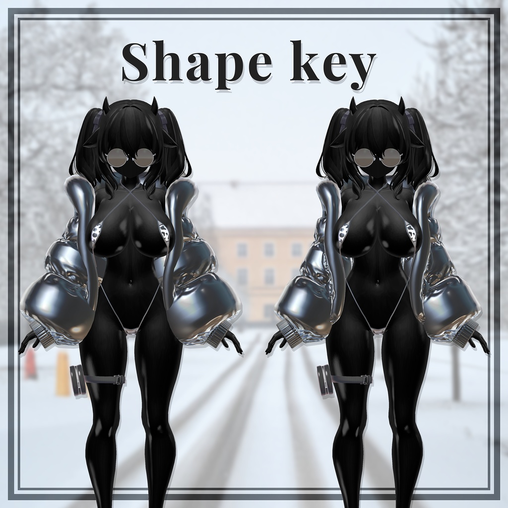 ❄【セール中】【6アバター対応】PretentiousBikini&Down【ギミック付き】❄