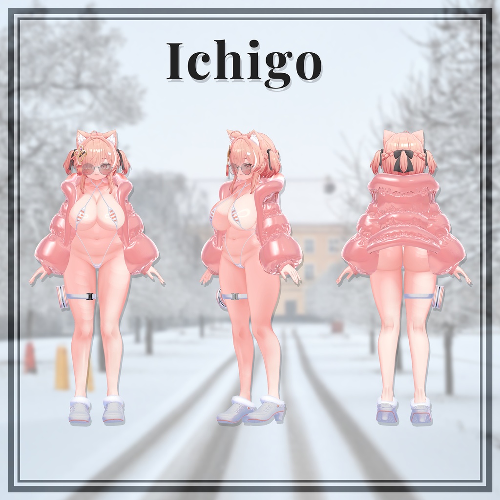 ❄【セール中】【6アバター対応】PretentiousBikini&Down【ギミック付き】❄