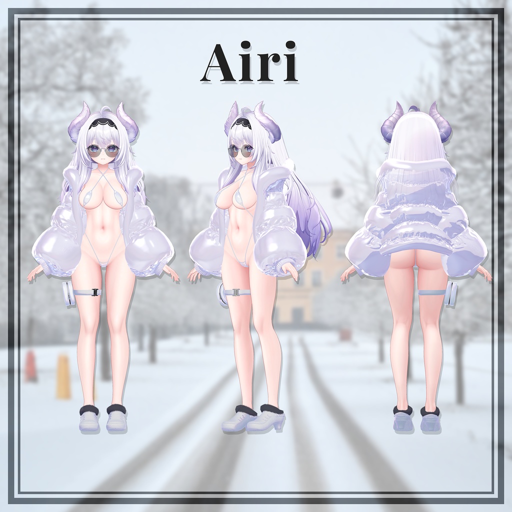 ❄【セール中】【6アバター対応】PretentiousBikini&Down【ギミック付き】❄