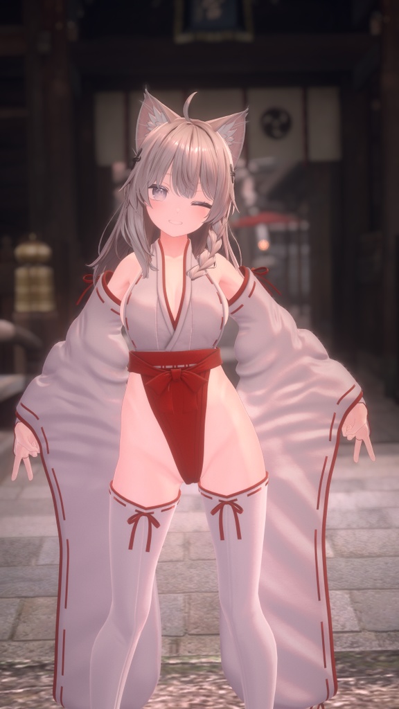 ⛩️【6アバター対応】えぐみこ EX Miko【ギミック付き】⛩️