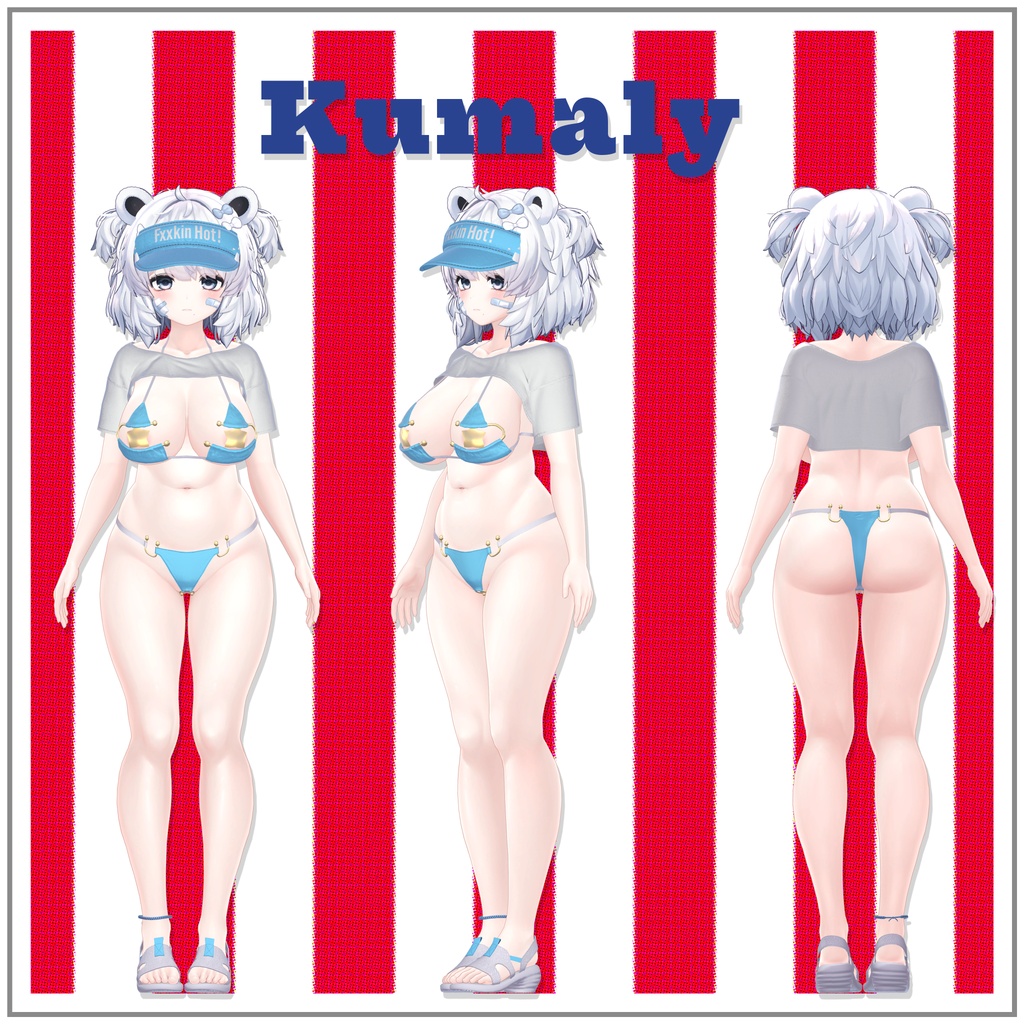 🇺🇸【セール予定】【6アバター対応】Fxxkin Hot Florida Bikini フxxキン ホット フロリダ ビキニ【ギミック付き】🇺🇸