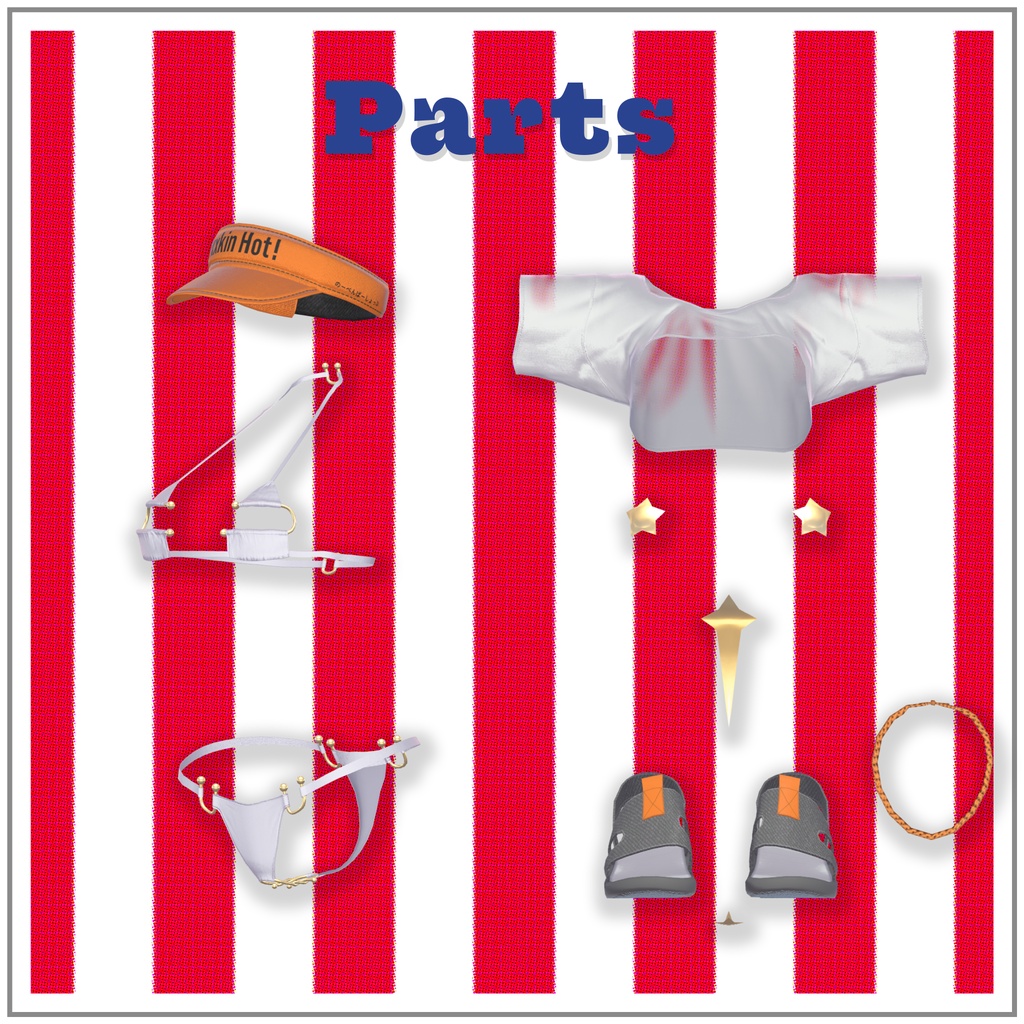 🇺🇸【セール予定】【6アバター対応】Fxxkin Hot Florida Bikini フxxキン ホット フロリダ ビキニ【ギミック付き】🇺🇸