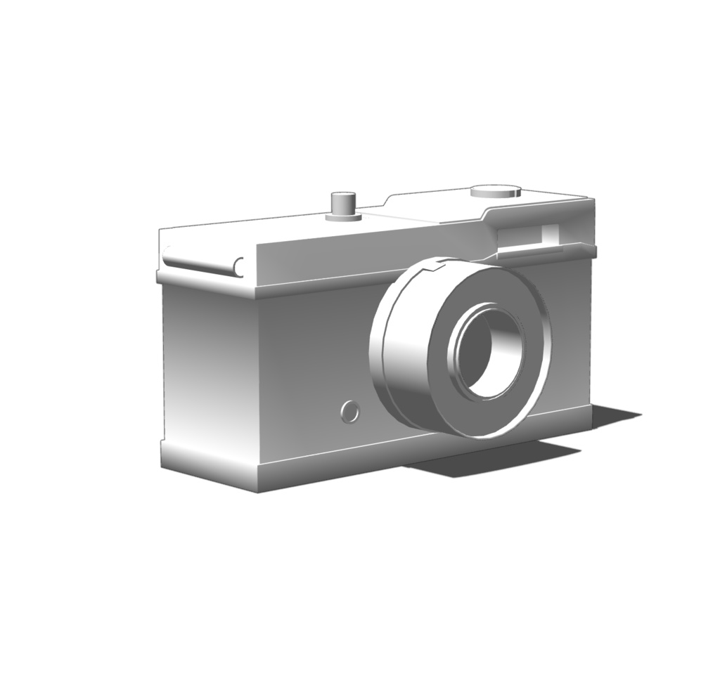 カメラ　3Dモデル