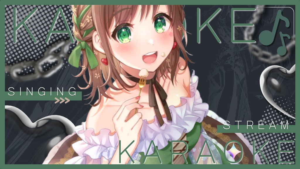 歌枠 サムネイル素材
