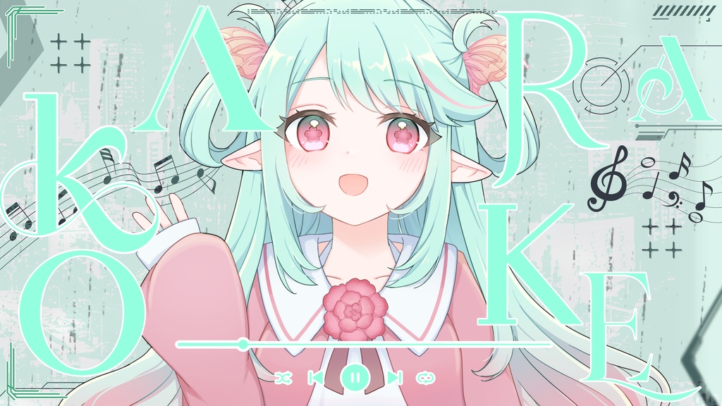 歌枠 サムネイル素材
