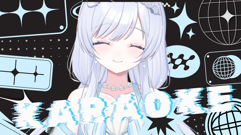 歌枠サムネイル素材