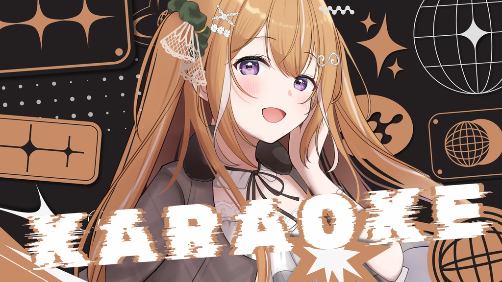 歌枠サムネイル素材
