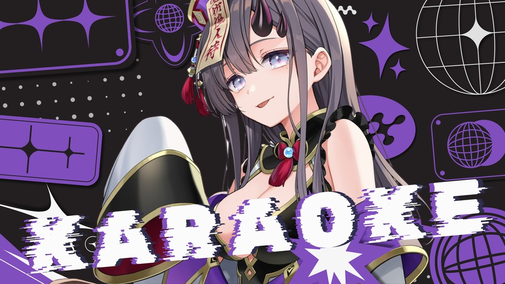 歌枠サムネイル素材