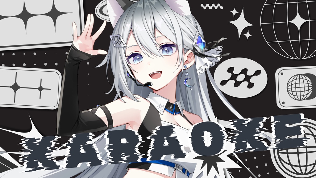 歌枠サムネイル素材