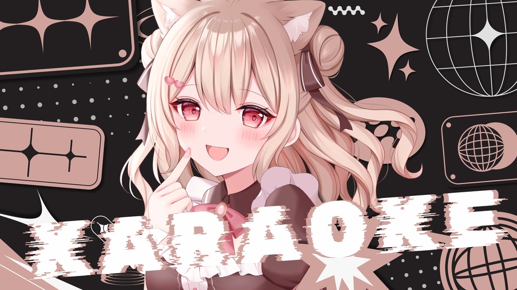 歌枠サムネイル素材