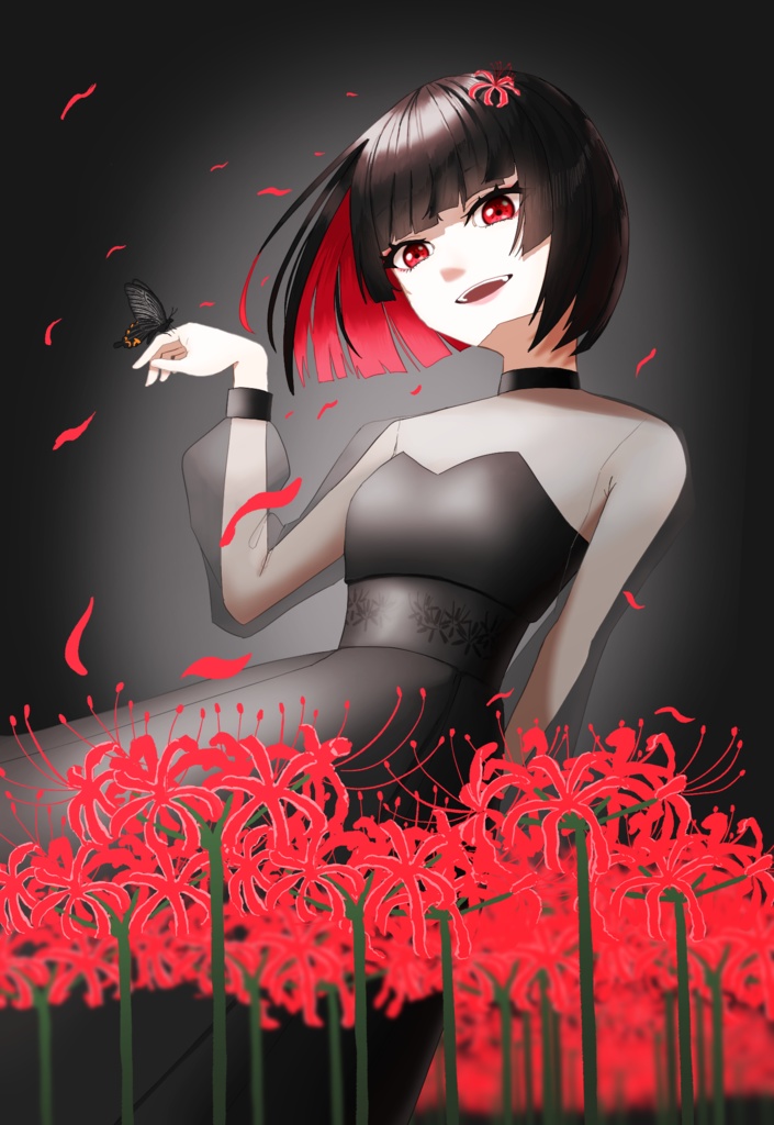 ヒガンバナちゃん フォト風カード