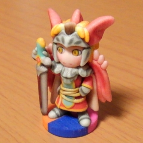 真・一寸フィギュア「りゅうたまの竜人（紅）」