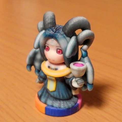 真・一寸フィギュア「りゅうたまの竜人（黒）」