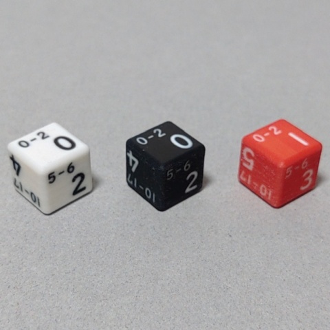 「バトルテック」用移動ダイスセット Movement Dice for BATTLETECH