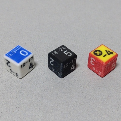 「バトルテック」用移動ダイスセット　Movement Dice for BATTLETECH