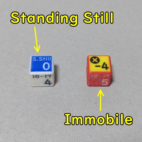 「バトルテック」用移動ダイスセット Movement Dice for BATTLETECH