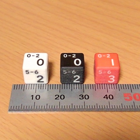 「バトルテック」用移動ダイスセット Movement Dice for BATTLETECH